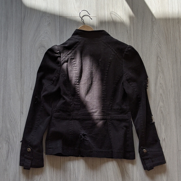 Distressed Denim Jacket - Picture 2 of 2